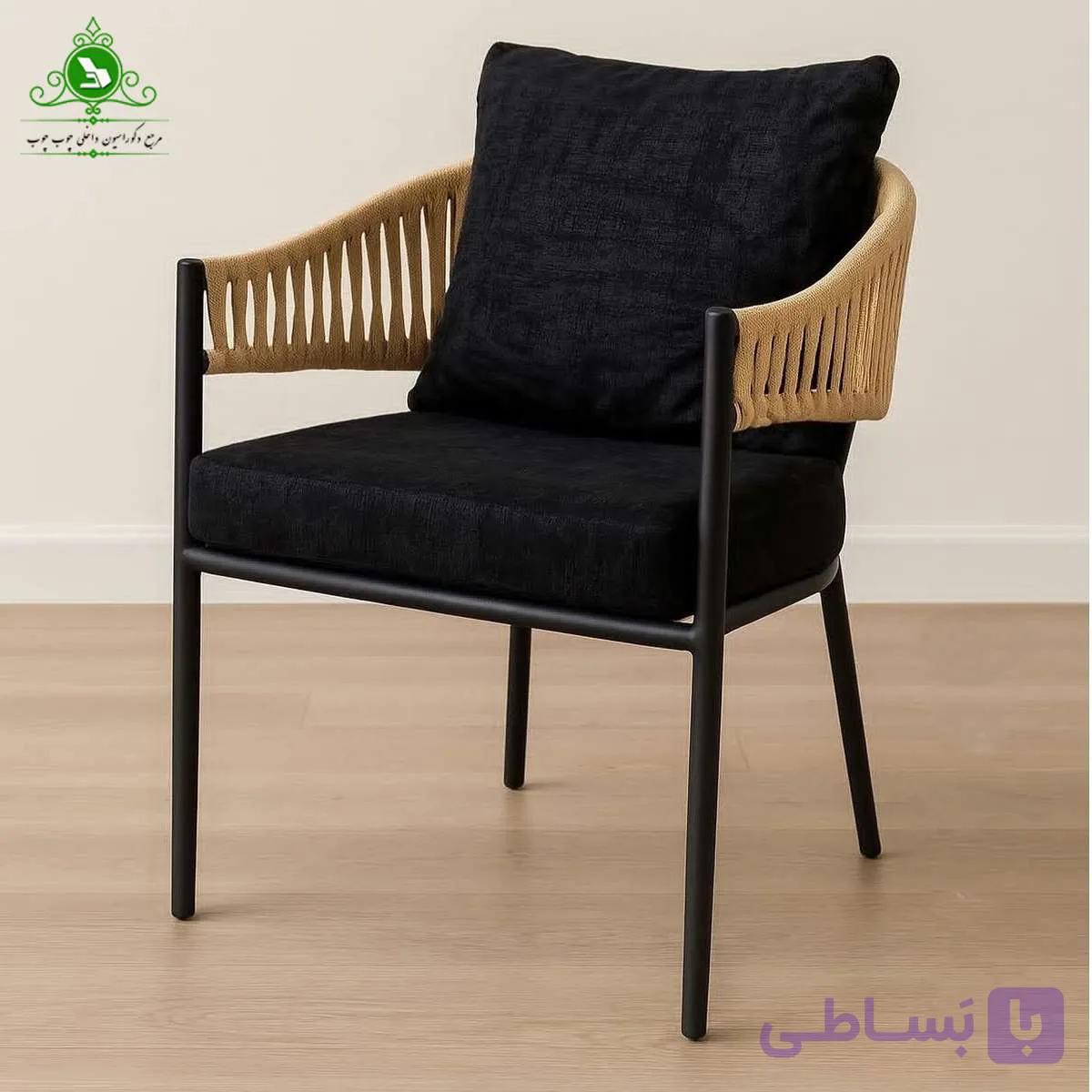 صندلی رستورانی فلزی مدل رایکا — تصویر 1