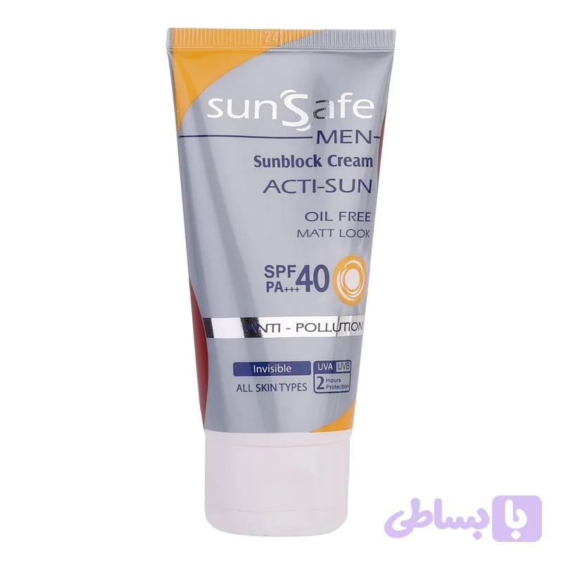 کرم ضدآفتاب آقایان سانسیف SPF40