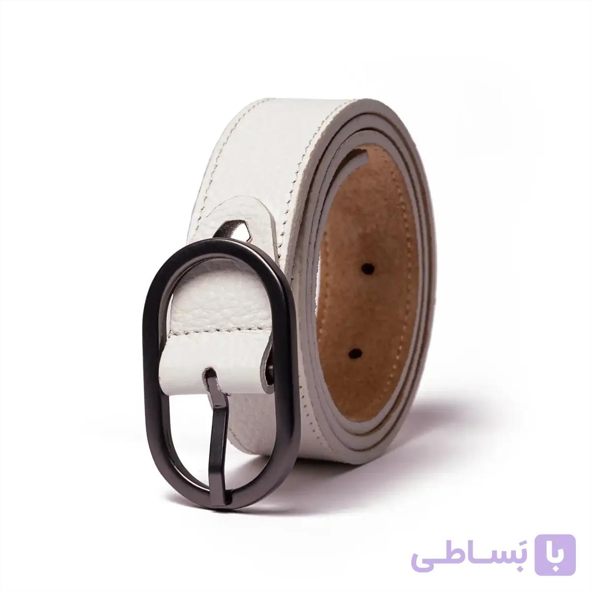 کمربند زنانه 6142B سفید — تصویر 1