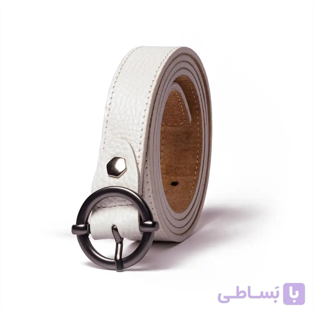 کمربند زنانه 6142D سفید — تصویر 1