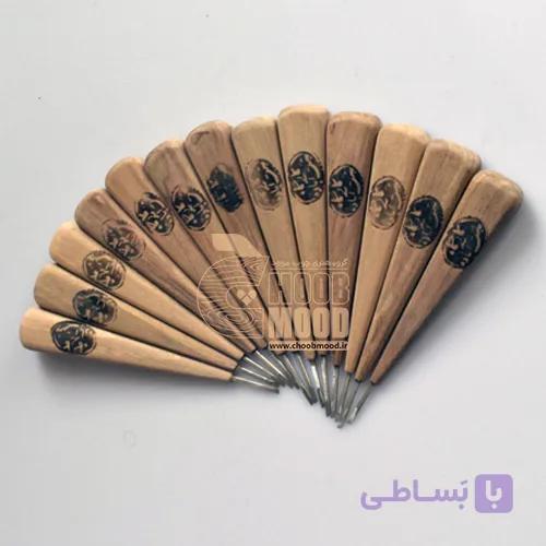 چاقوی منبت کاری سنتی – مدل حرفه ای — تصویر 1