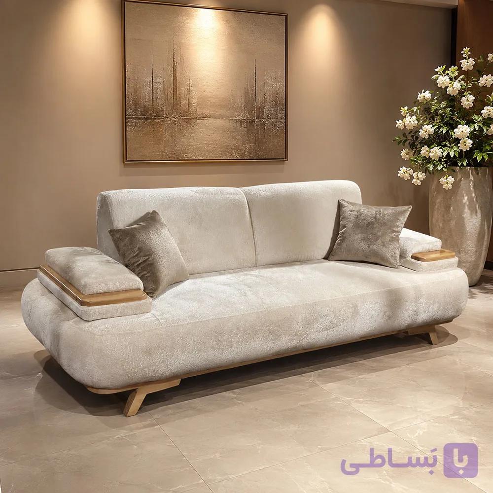 مبل راحتی تختخواب شو مدل سارینا — تصویر 1