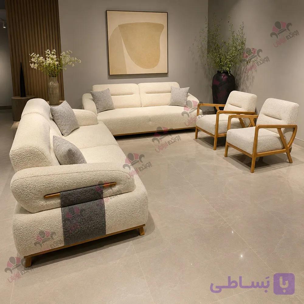 مبل راحتی مکانیزم تخت شو مدل پارلا — تصویر 1