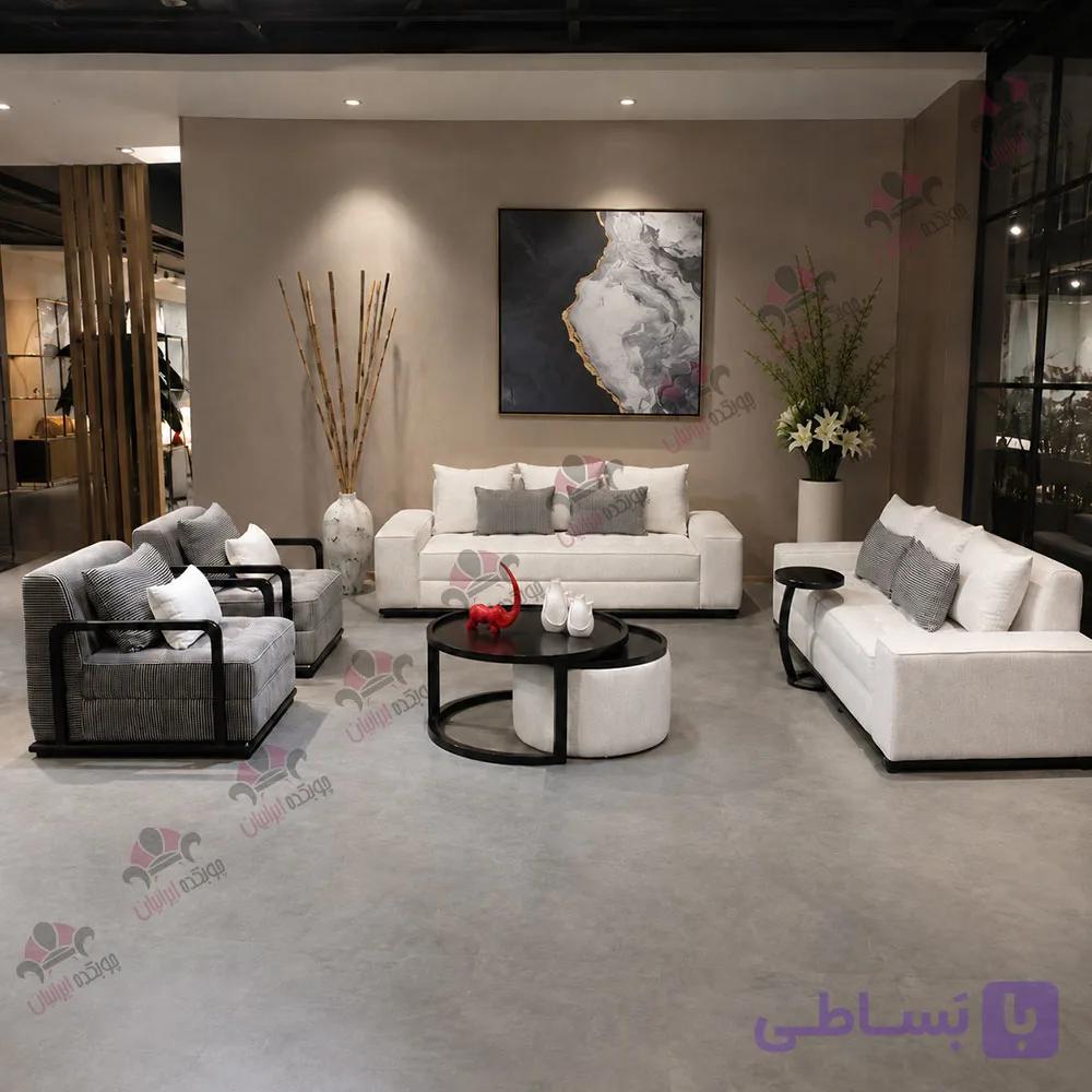 مبل راحتی 8 نفره مدل آمریکایی — تصویر 1
