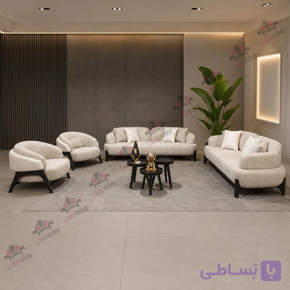 مبل راحتی مینیمال مدل لوران — تصویر 1