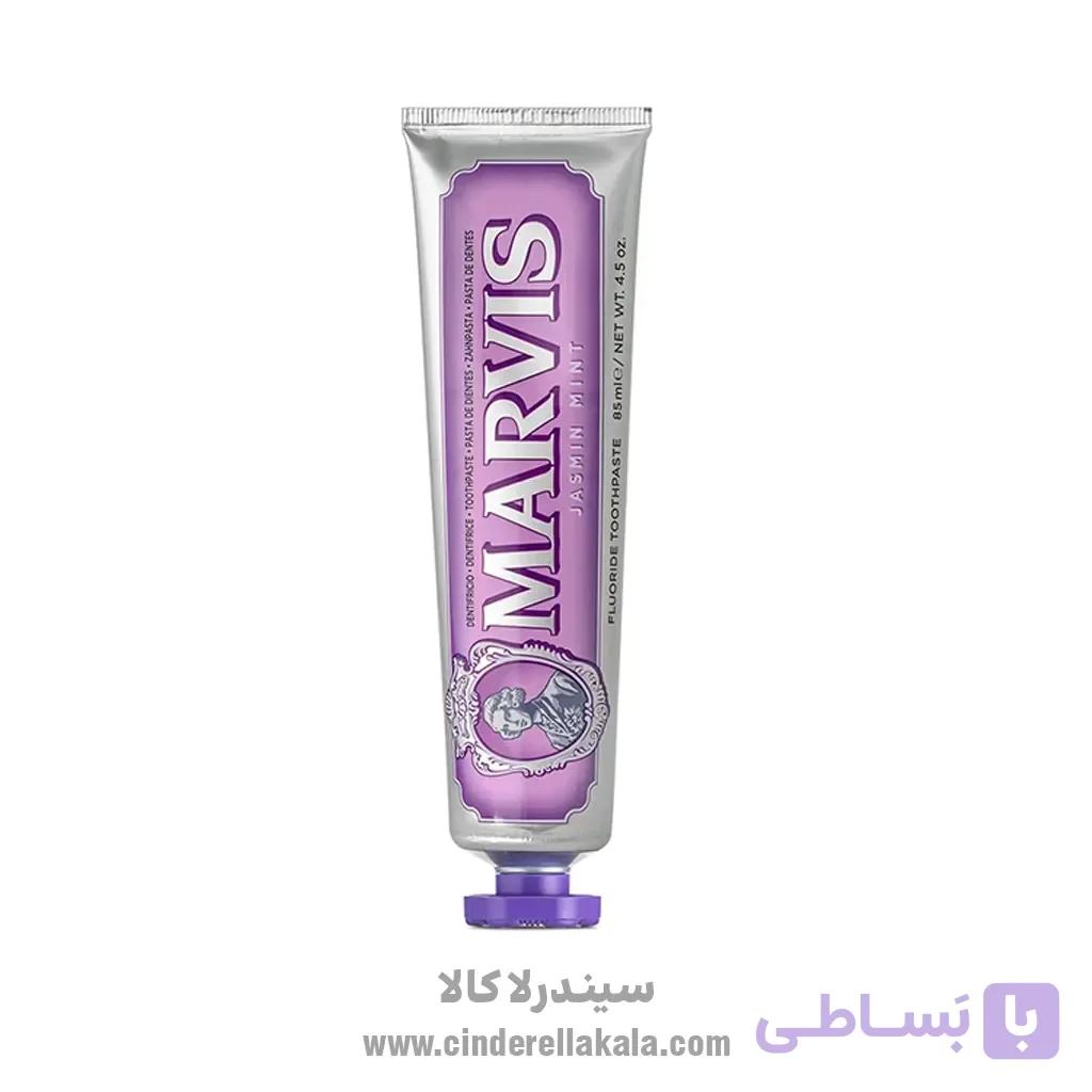 خمیر دندان یاس و نعنا مارویس Marvis Jasmin Mint 85Ml — تصویر 1