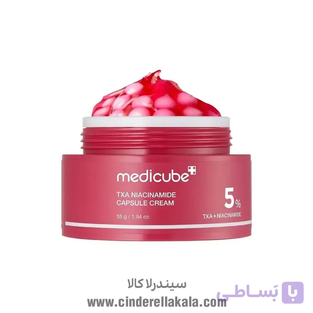 کرم کپسولی نیاسینامید روشن‌کننده و ضدلک مدیکیوب (Medicube TXA Niacinamide Capsule Cream) — تصویر 1