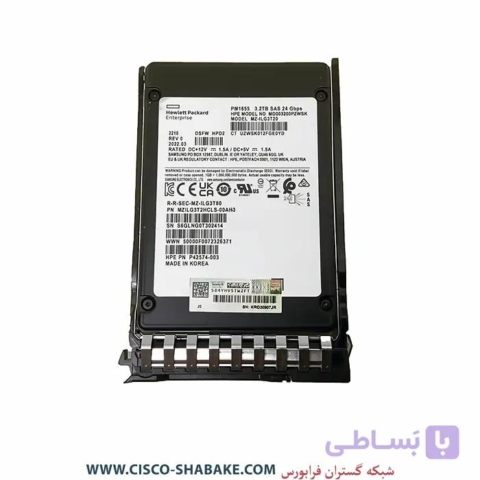 هارد SSD سرور HPE 3.2TB 24G SFF MU BC MV P49053-B21 — تصویر 1