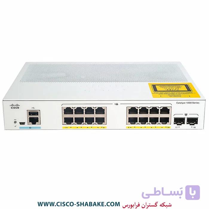 سوئیچ سیسکو C1000-16T-2G-L — تصویر 1