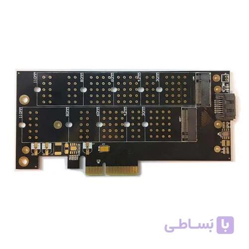 کارت مبدل M2 به PCIe در سرور اچ پی PCI-E to NVMe M.2 — تصویر 1