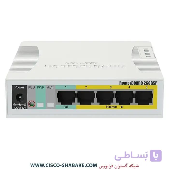 سوئیچ میکروتیک RB260GSP — تصویر 1