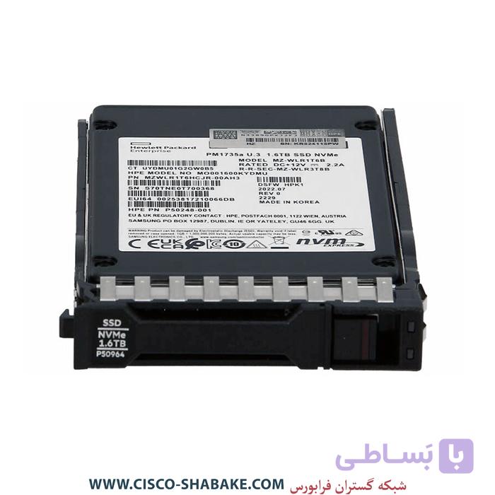 هارد SSD سرور HPE 1.6TB PM1735a NVMe Gen4 MU SFF BC U.3 P50227-B21 — تصویر 1