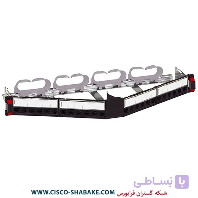 پچ پنل زاویه دار 19 اینچی لگراند 24 پورت RJ45 LCS