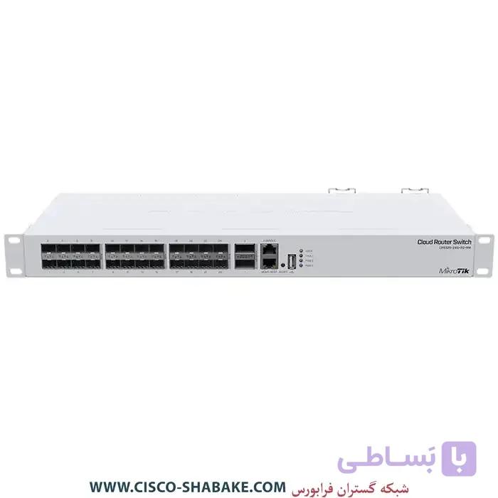 سوئیچ میکروتیک CRS326-24S+2Q+RM — تصویر 1