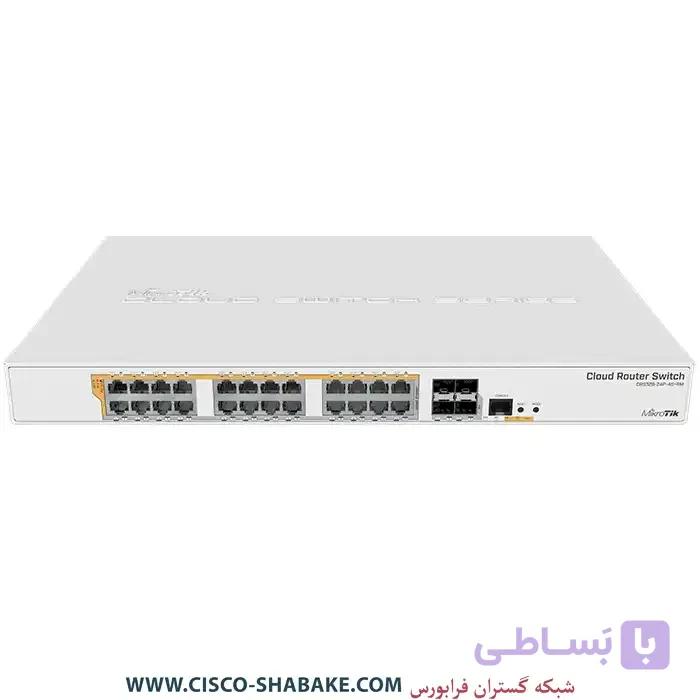 سوئیچ میکروتیک CRS328-24P-4S+RM — تصویر 1