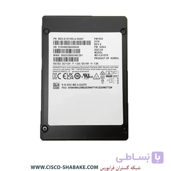 هارد SSD سرور Samsung 15.36TB PM1653 SAS 24G SFF