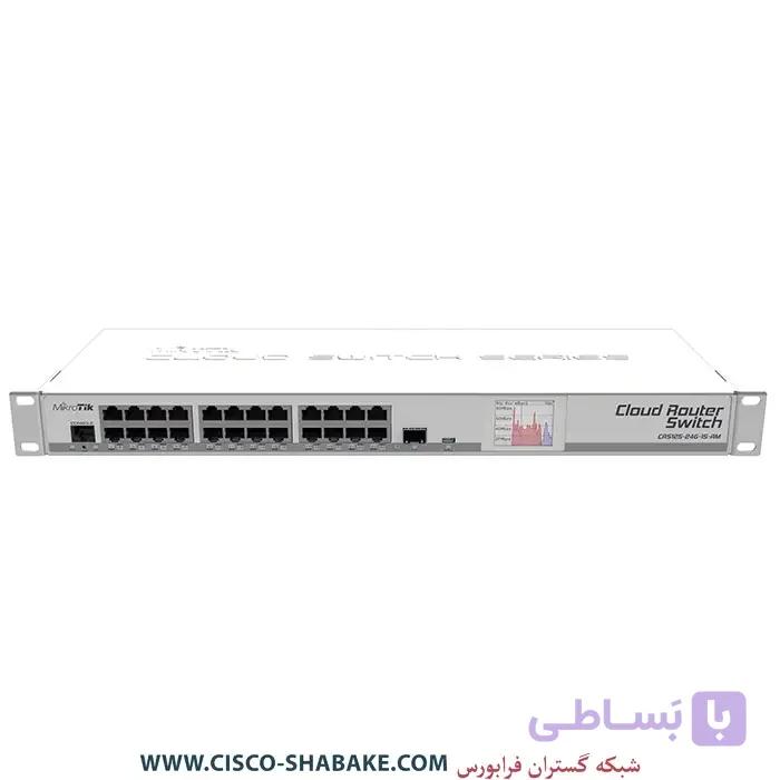 روتر سوئیچ میکروتیک CRS125-24G-1S-RM — تصویر 1