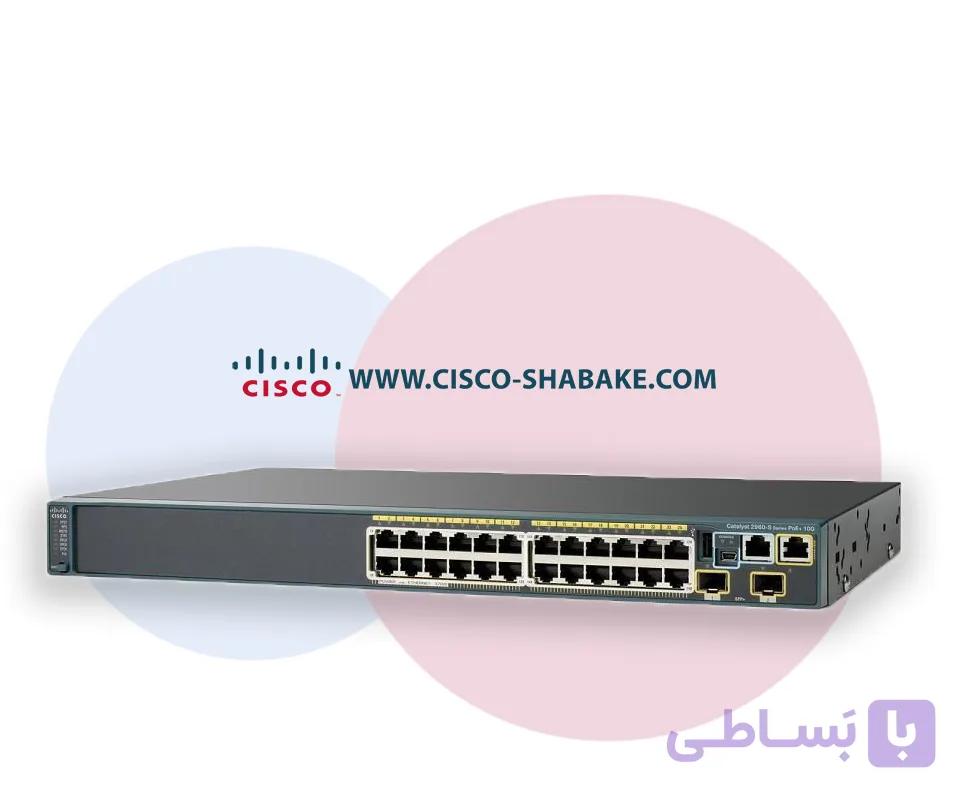 سوئیچ سیسکو WS-C2960X-24TD-L