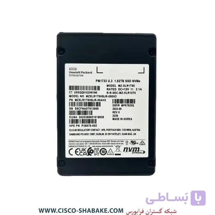 هارد HPE 1.92TB PM1733 NVMe SSD — تصویر 1
