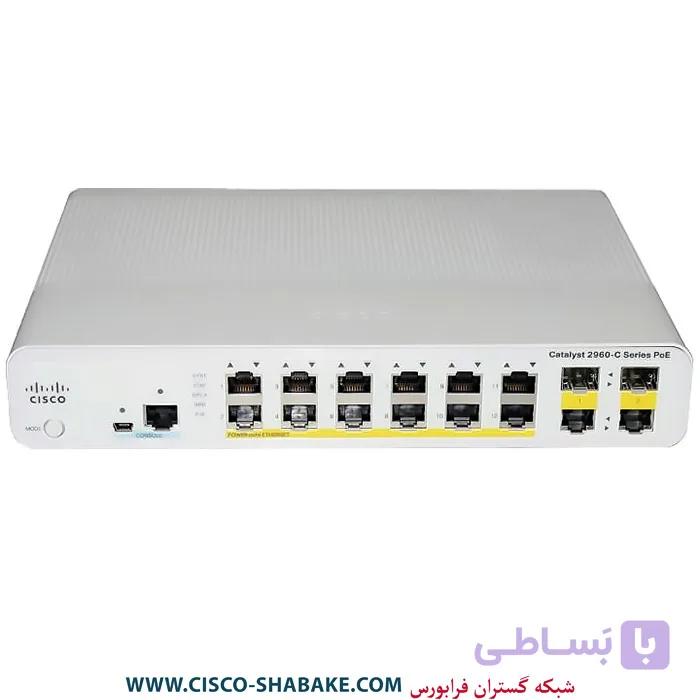 سوئیچ سیسکو WS-C2960C-8PC-L