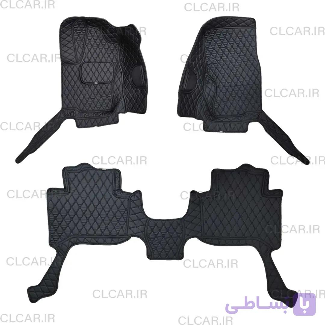 کفپوش 6 بعدی با طرح گلدوزی مناسب تویوتا پرادو 2025 کد (K6-PRD25) — تصویر 1