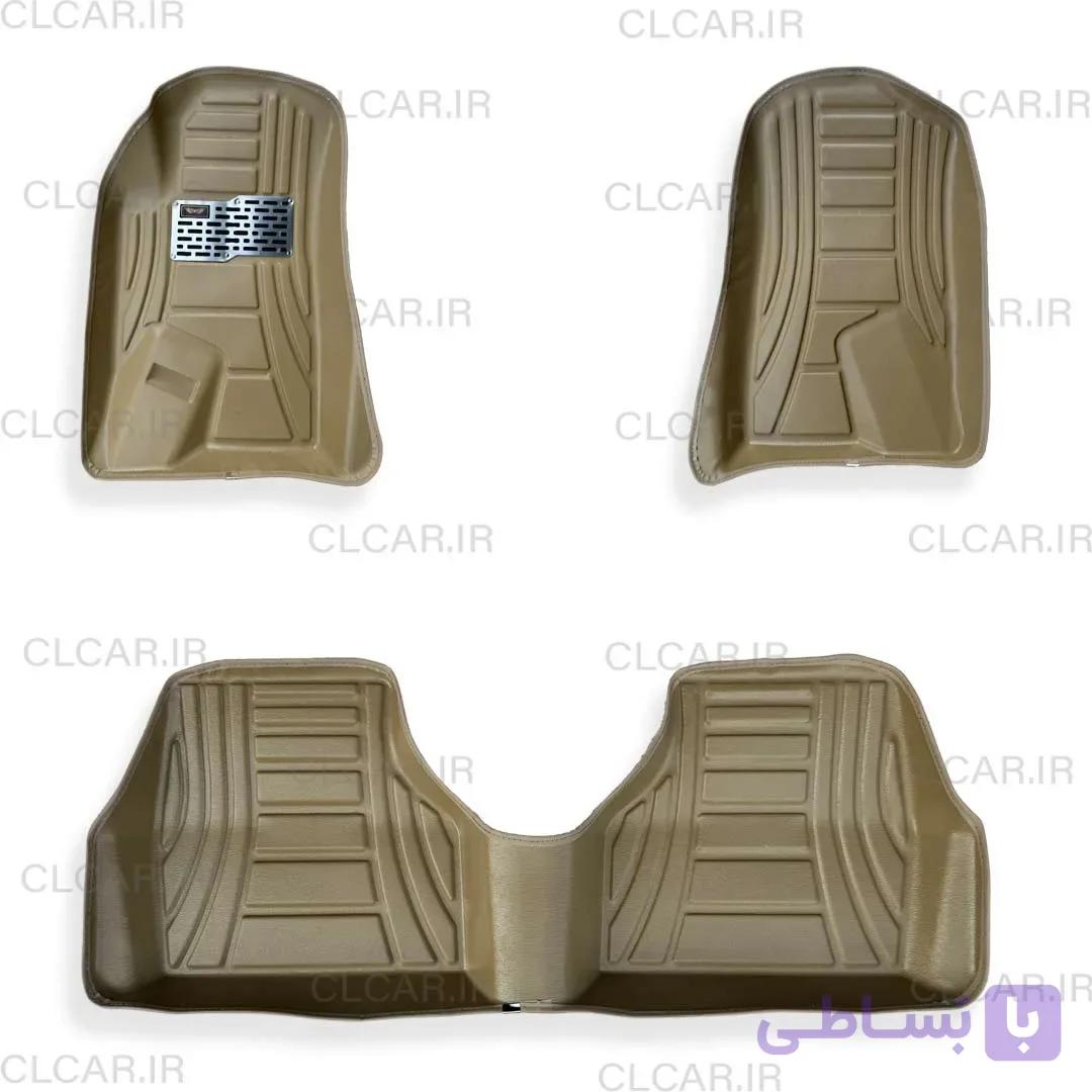 کفپوش سه بعدی پلی اورتان مناسب پژو پارس کد (K3-PRS) — تصویر 1