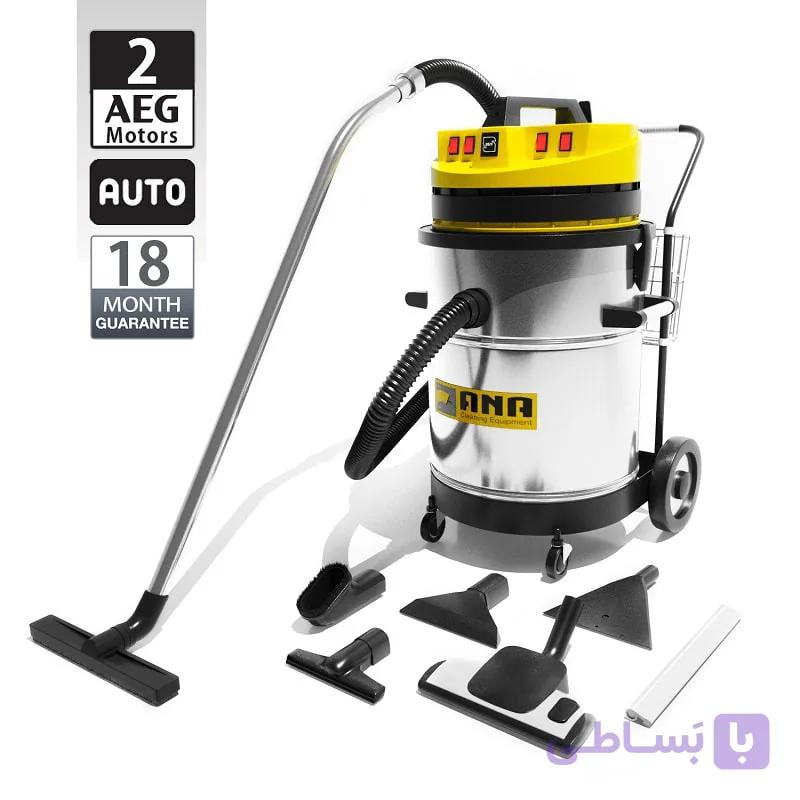 جاروبرقی صنعتی دو موتوره ساینا مدل 82WD pro