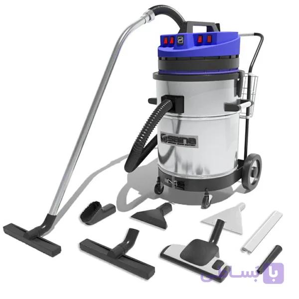 جاروبرقی صنعتی آب و خاک saina اتوماتیک مدل P83WD eco