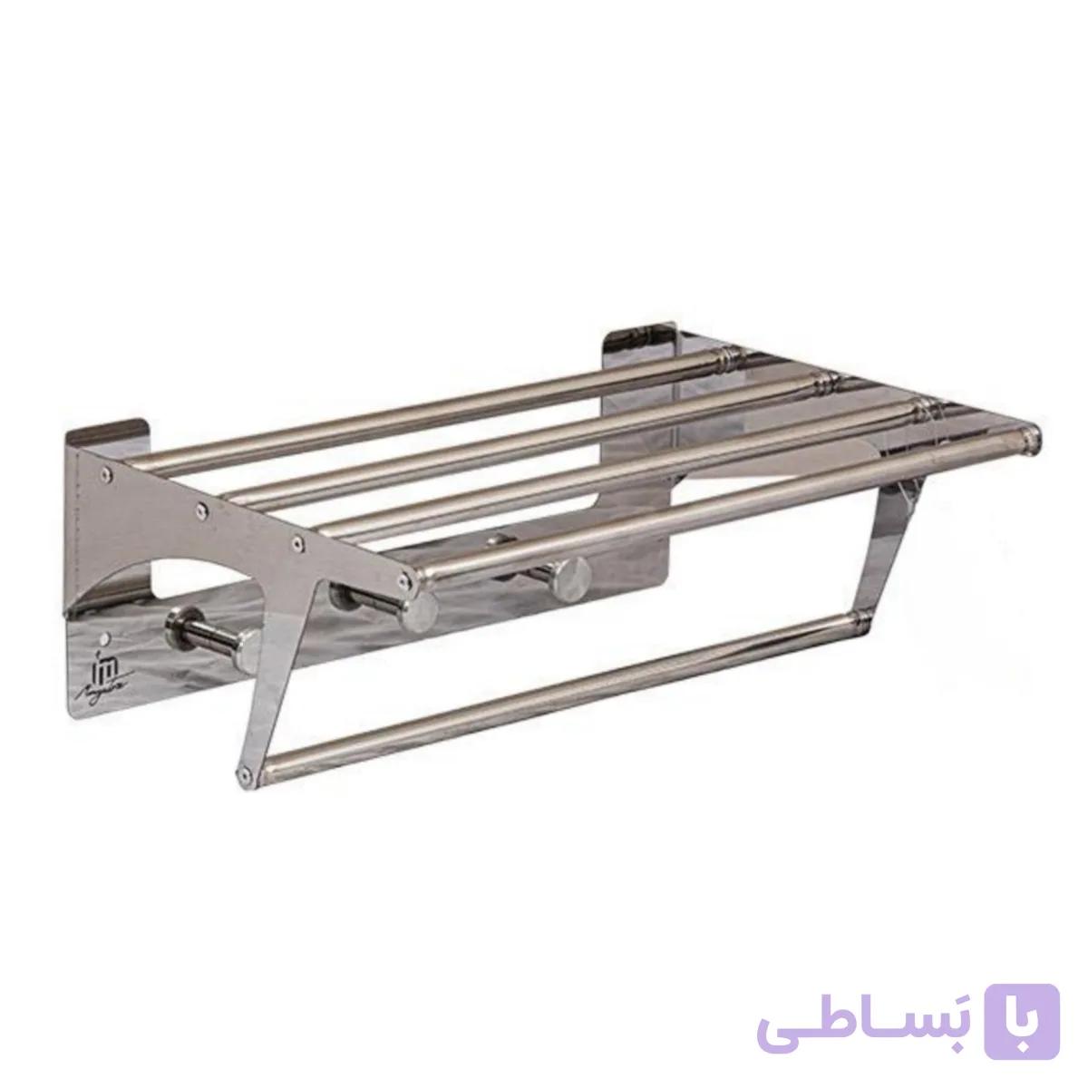 رخت آویز ثابت 40 سانتیمتر M400 – استیل — تصویر 1