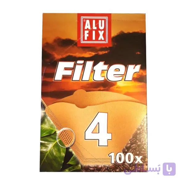 فیلتر کاغذی قهوه ساز سایز 2 ALU FIX — تصویر 1