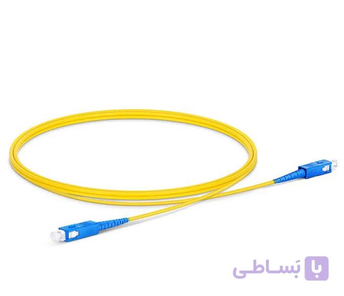 پچ کورد فیبر نوری سینگل مود 3 متری 3میل SC-SC