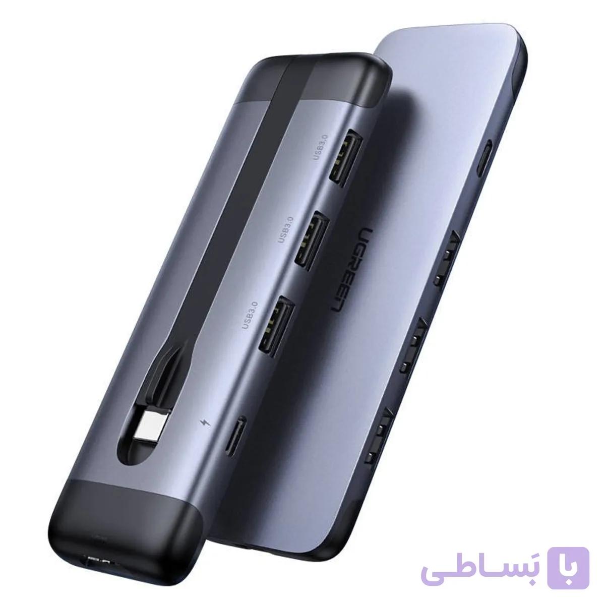 هاب 5 پورت Type C به USB 3.0 با پورت HDMI یوگرین 70408 CM285 — تصویر 1