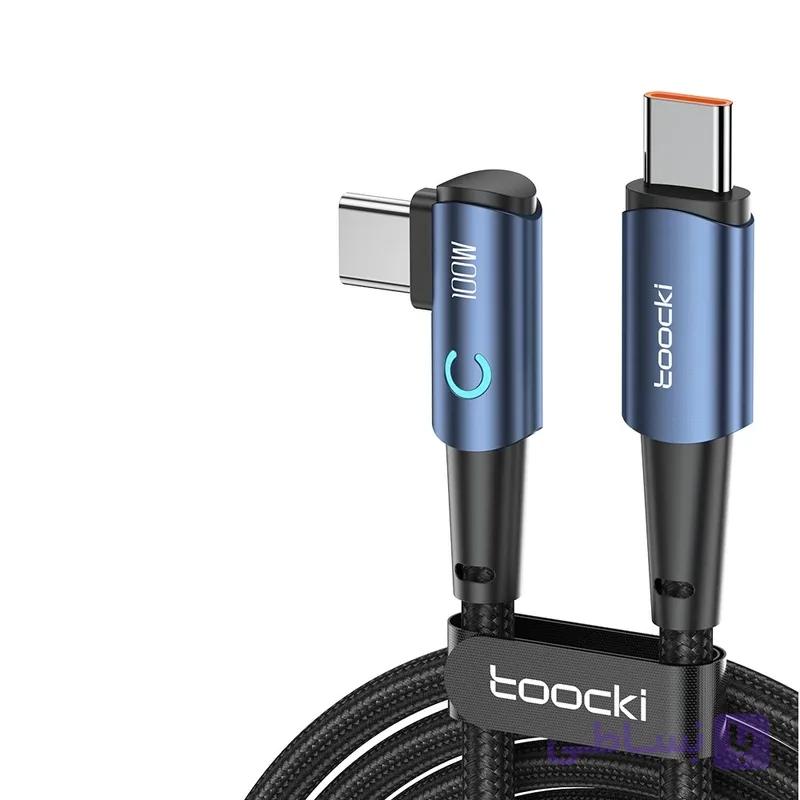 کابل شارژ USB-C به USB-C توکی مدل TQ-X25-WY0B — تصویر 1