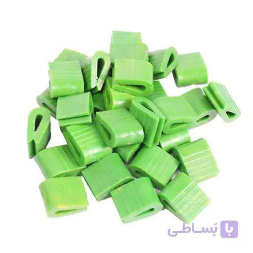 بست برزنت پلاستیکی کولر آبی بسته 32 عددی — تصویر 1