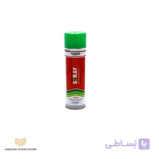 اسپری رنگ سبز روشن واکو حجم 300 میلی لیتر