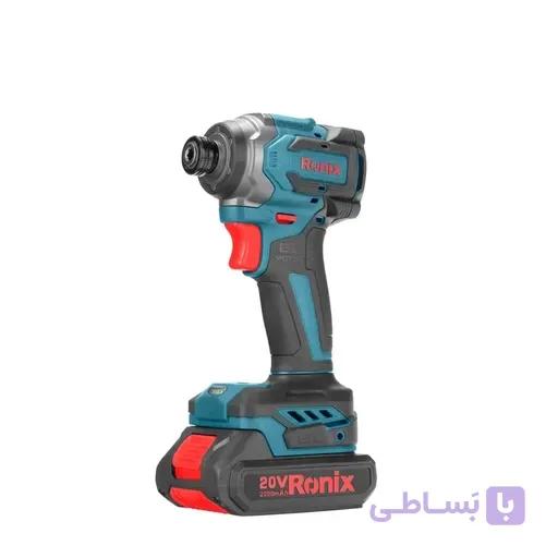 پیچ گوشتی شارژی 20 ولت براشلس رونیکس مدل 8653 — تصویر 1