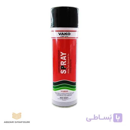 اسپری رنگ مشکی مات واکو حجم 300 میلی لیتر — تصویر 1