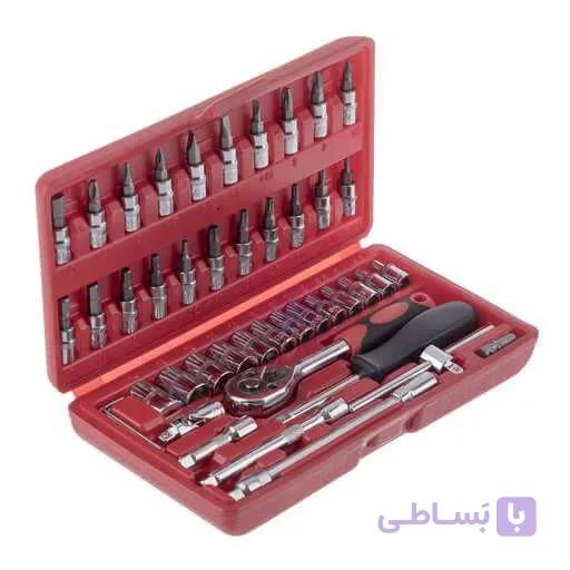 جعبه بکس باس ۴۶ تکه سایز ۱/۴ اینچ — تصویر 1