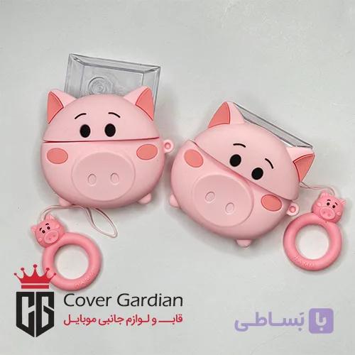 کاور ایرپاد پرو عروسکی خوک صورتی تپل — تصویر 1