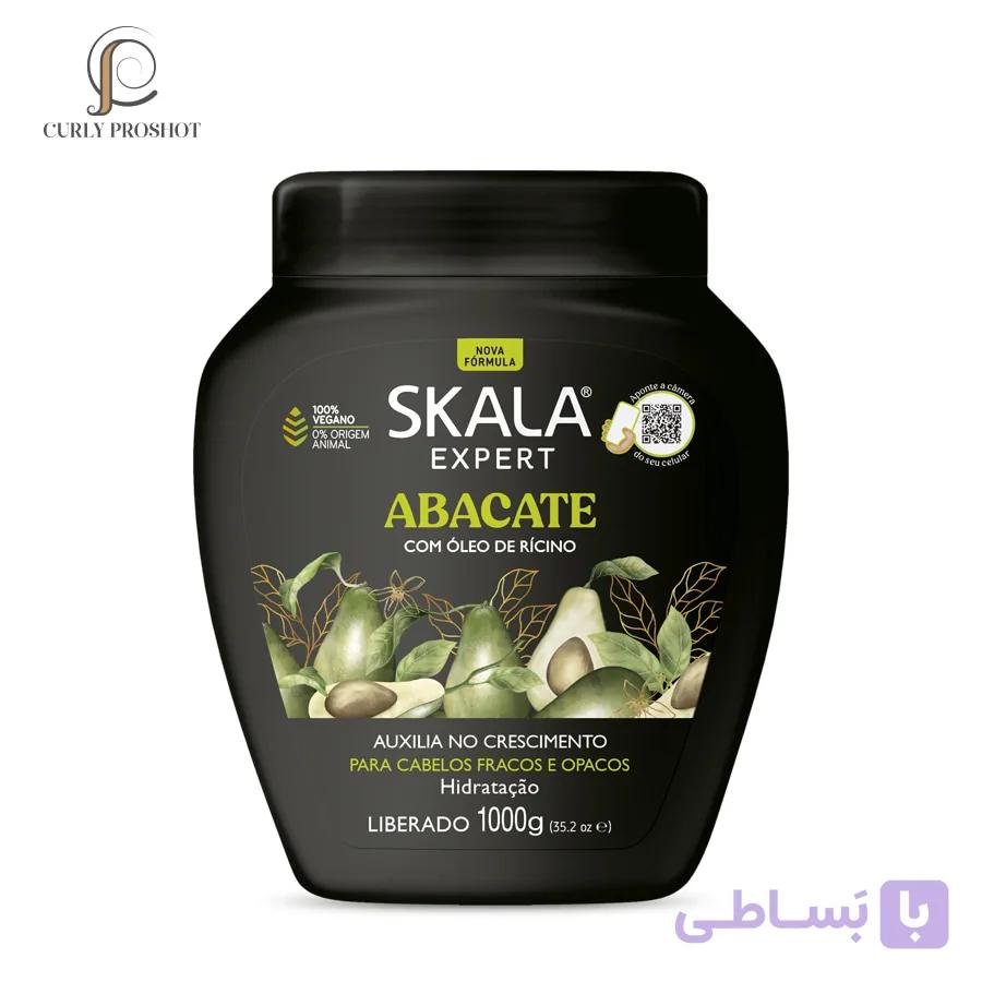 ماسک مو داخل حمام بمب آبرسان و ویتامینه قوی آووکادو اسکالا Skala Linha Expert Avocado Cream 1000g