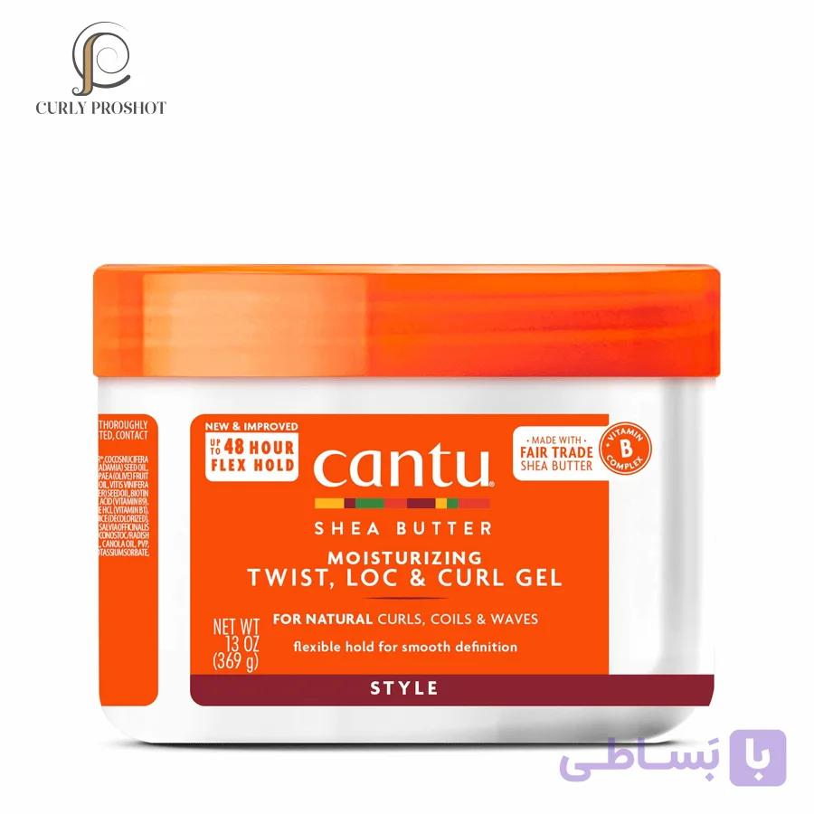 ژل کرم حالت دهنده و آبرسان کنتو Cantu Moisturizing Twist & Lock Gel 370g — تصویر 1