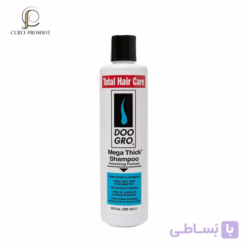 شامپو حجم دهنده و محرک رشد مو Doo Gro حجم 296میل Doo Gro Mega Thick Shampoo Volumizing Formula — تصویر 1