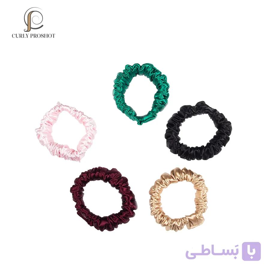 کش موی ساتن اسکینی اسکرانچی یا باریک — تصویر 1