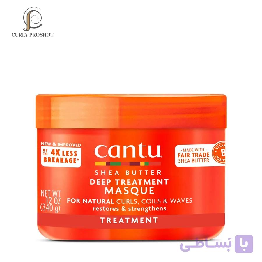 ماسک مو داخل حمام شی باتر کنتو Cantu Deep Treatment Masque 340g — تصویر 1