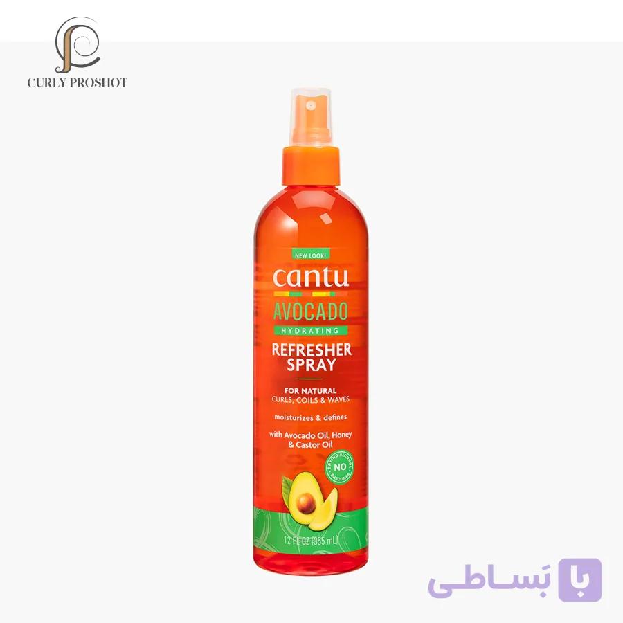 اسپری ریفرش آووکادو کنتو Cantu Avocado Hydrating Refresher Spray 355ml — تصویر 1