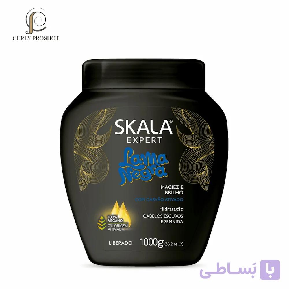 ماسک مو داخل حمام شاداب کننده موهای مشکی کدر و بی حالت اسکالا Skala Expert Treatment Cream Lama Negra 1000g — تصویر 1