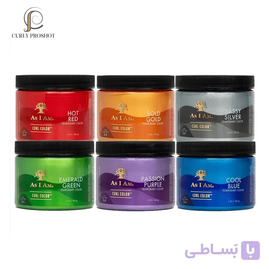 رنگ موی موقت ای ام As I Am Curl Color — تصویر 1