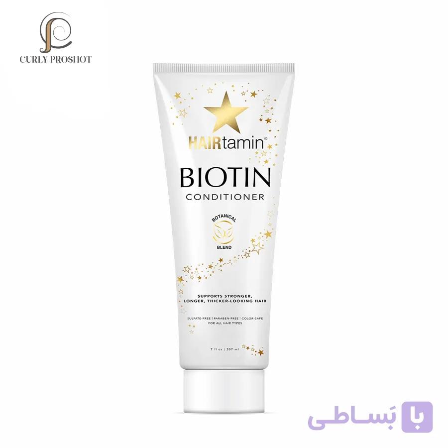 نرم کننده بیوتین ضد ریزش و افزایش رشد مو هیرتامین HAIRtamin Biotin Conditioner — تصویر 1