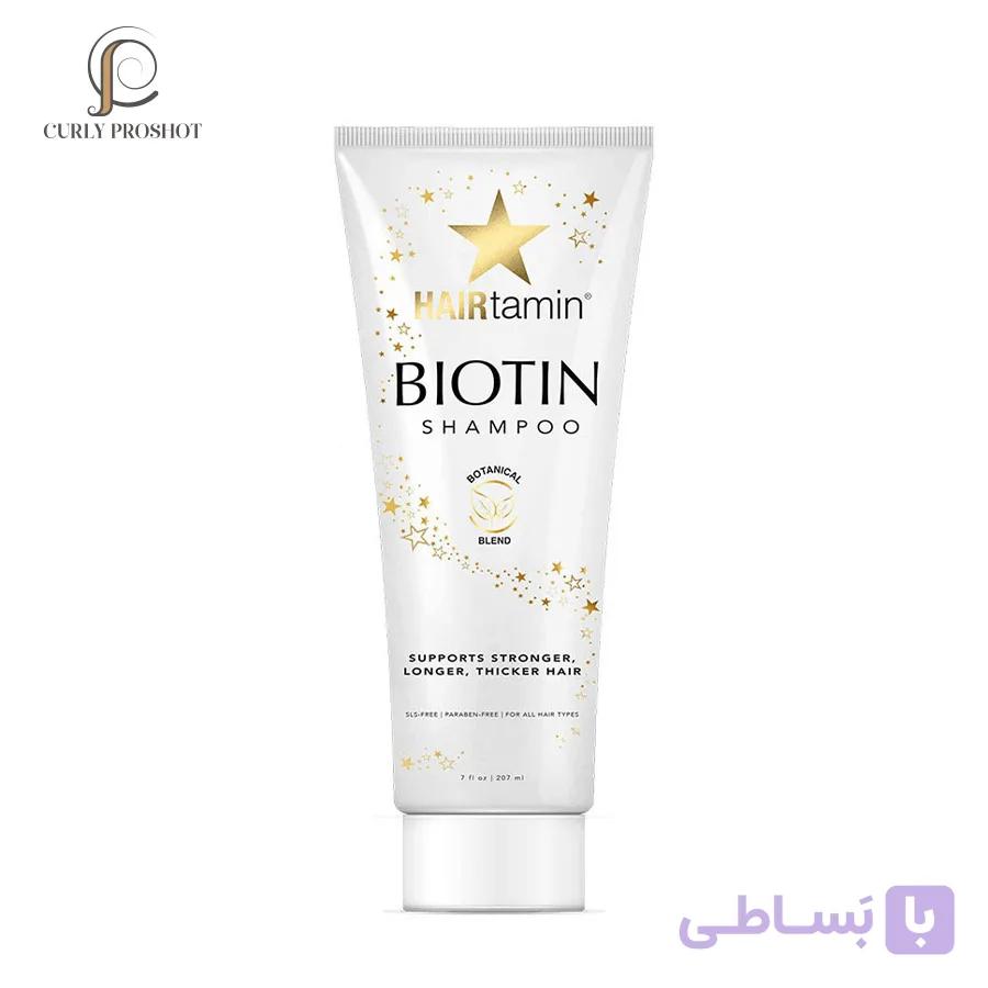 شامپو ضدریزش و افزایش رشد مو هیرتامین Hairtamin SHAMPOO BIOTIN — تصویر 1