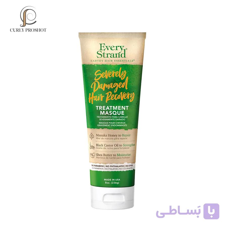 ماسک مو داخل حمام ترمیم کننده عمیق موهای آسیب دیده اوری استرند Every Strand Severely Damaged Hair Recovery Treatment Masque — تصویر 1